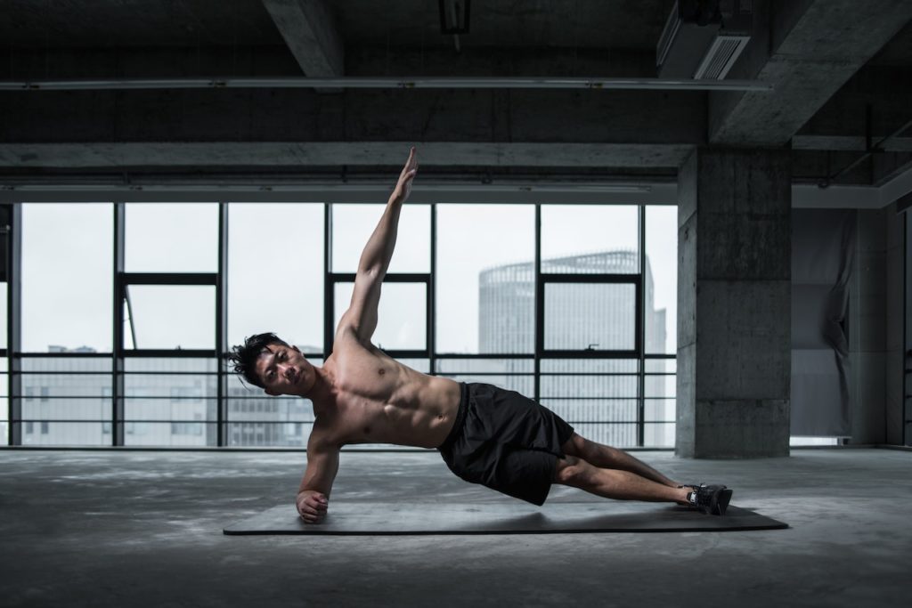 fit man working out