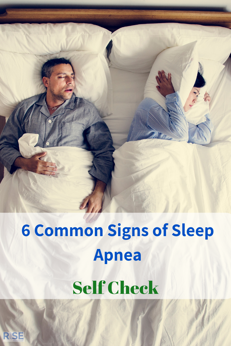 6 Common Signs of Sleep Apnea: Self Check - Rise Men's Health